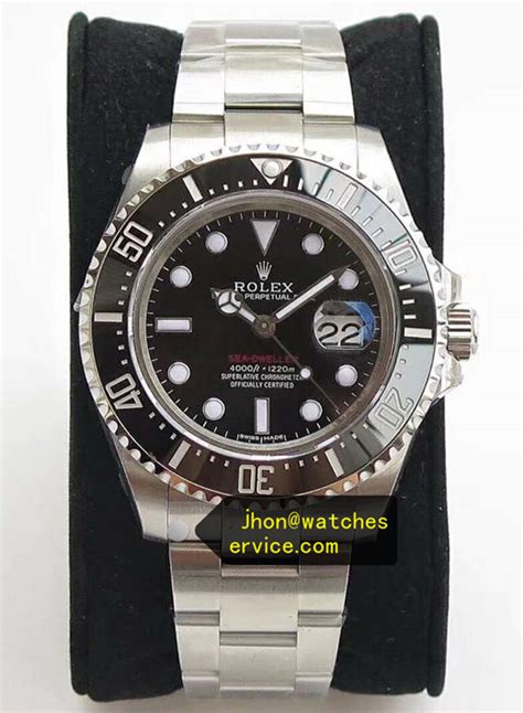 rolex sea dweller red letters clone